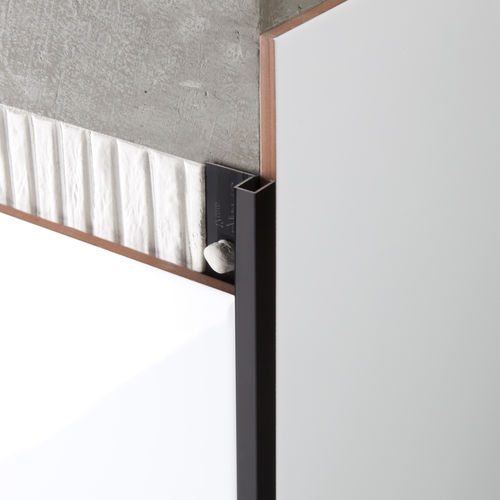 Profilo di finitura in alluminio - NOVOLISTEL® 3 *7EN1* - EMAC - per piastrelle / per angolo esterno / bordo per gradino