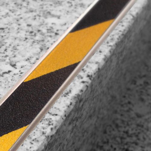 Profilo di separazione in alluminio anodizzato - NOVOPLETINA SAFETY - EMAC - per gradini / antiscivolo