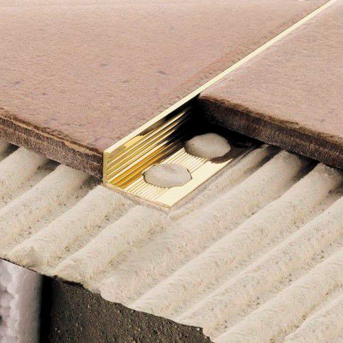 Profilo di finitura in ottone - NOVOPARED/NOVOSUELO BRASS - EMAC - per piastrelle / per angolo esterno