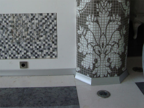 Battiscopa in alluminio - NOVORODAPIE® Aluminio - EMAC - arrotondato