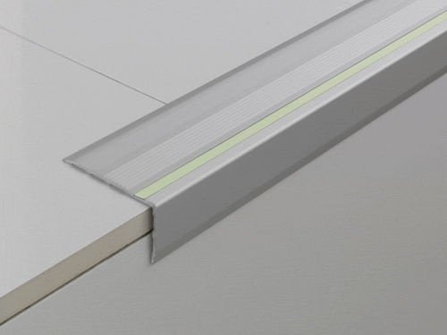 Profilo per gradini acciaio - NOVOPELDAÑO® LÚMINA A:48 MM. - EMAC - fotoluminescente