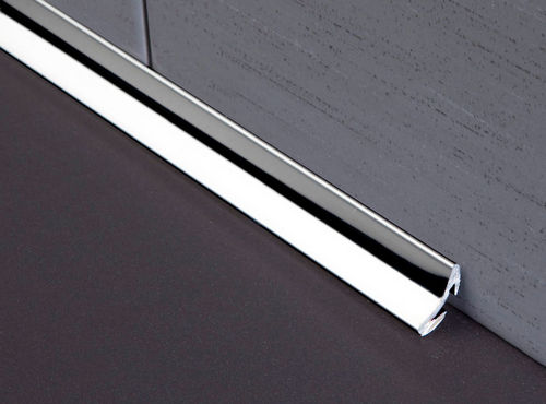 Profilo di finitura in acciaio inossidabile - NOVOESCOCIA® 4 MINI ACERO INOX. - EMAC - per piastrelle / per angolo interno