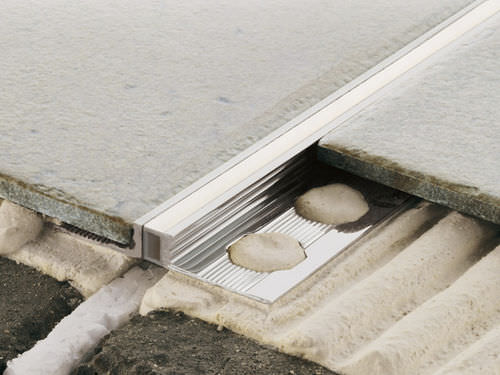 Giunto di dilatazione in PVC - NOVOJUNTA® METALLIC SLIMM - EMAC - per solaio