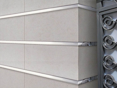 Profilo di separazione in alluminio - NOVOSEPARA FIX - EMAC - per piastrelle