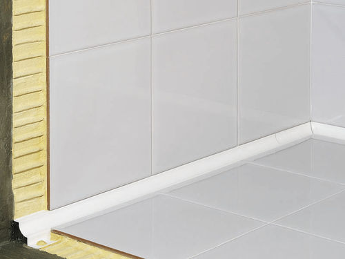Profilo di finitura in PVC - NOVOESCOCIA® 5 PVC - EMAC - per piastrelle / per angolo interno