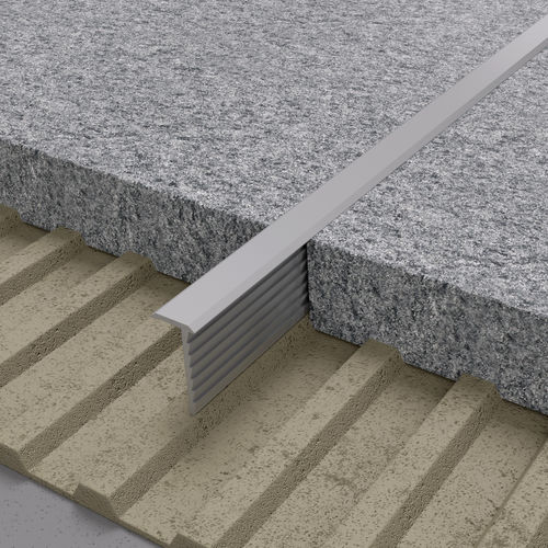 Profilo di separazione in alluminio - NOVOSEPARA 6 - EMAC - in ottone / per angolo esterno / per piastrelle