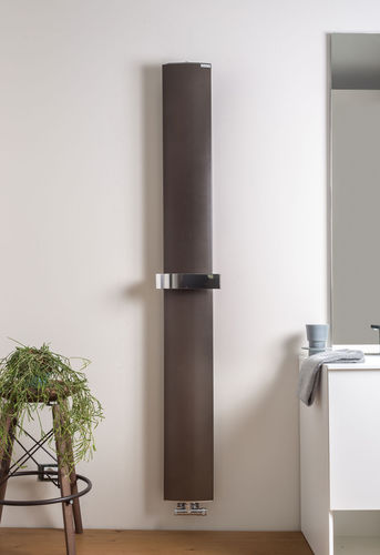 Scaldasalviette ad acqua calda - OTHELLO MONO SLIM - Ridea - contemporaneo / cromato / da parete