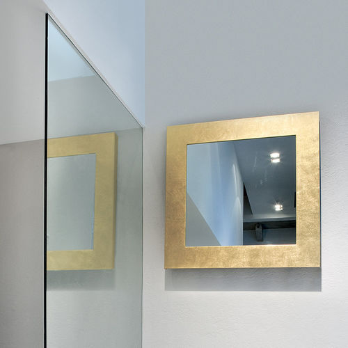 Specchio a muro - REFLEX - Ridea - contemporaneo / rettangolare / dorato