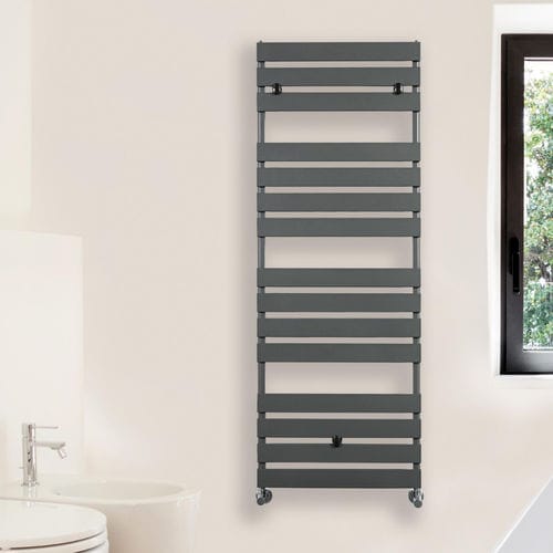 Scaldasalviette ad acqua calda - RETTANGOLO - Ridea - contemporaneo / in metallo / da parete