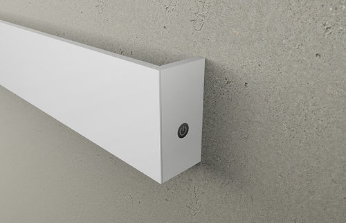 Scaldasalviette elettrico - TOWEL BAR - Ridea - contemporaneo / in alluminio / da parete