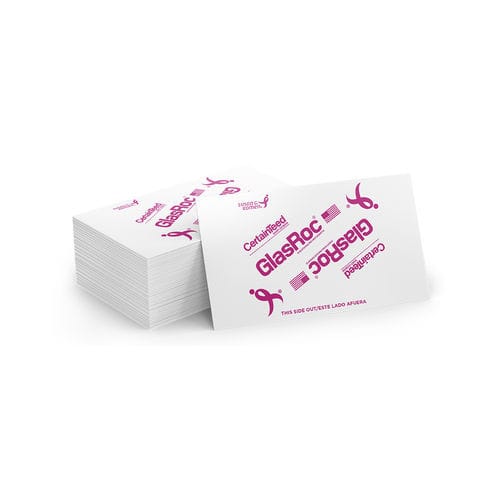 Lastra in cartongesso idrorepellente - GLASROC®  - Certain Teed - su misura / centrabile / curva
