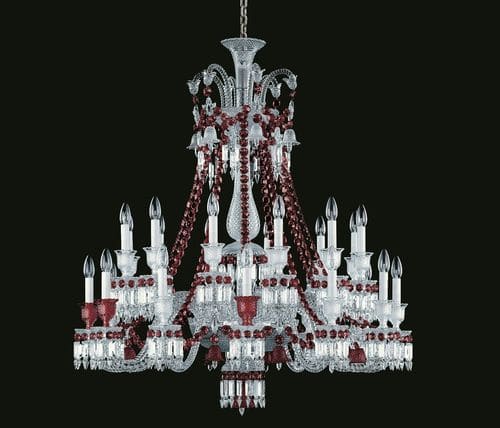 Lampadario contemporaneo - ZENITH   - Baccarat - in cristallo / contract / a candelabro