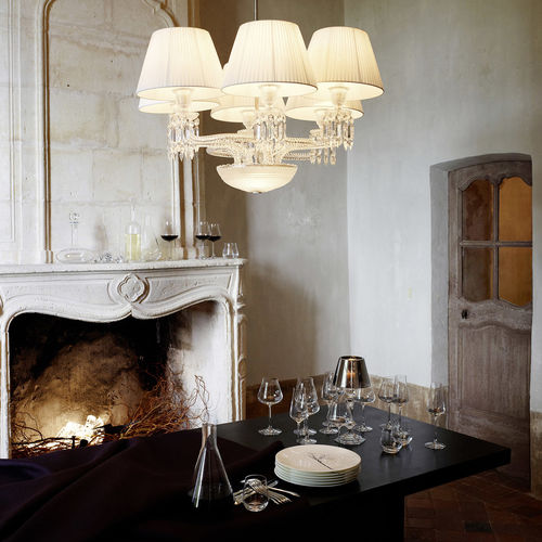 Lampadario contemporaneo - TOURBILLON   - Baccarat - in cristallo / in acciaio inossidabile lucido / di Arik Levy