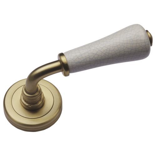 Maniglia per porta - 420  - MANI-GRIP, S.L - in ottone / in porcellana / classica