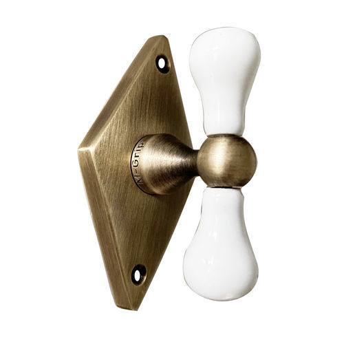 Maniglia per porta - 490 - MANI-GRIP, S.L - in ottone / in porcellana / classica
