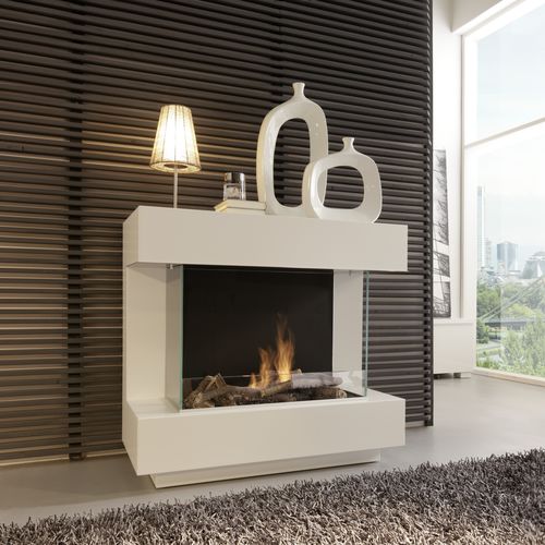 Camino elettrico - CONCEPT 4 BE - Kamin-Design GmbH & Co KG Ingolstadt - da appoggio / senza canna fumaria / a 3 facce