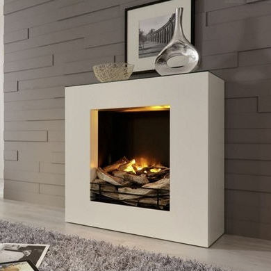 Camino elettrico - LINEA - EL - Kamin-Design GmbH & Co KG Ingolstadt - da incasso / Faccia singola / con focolare chiuso