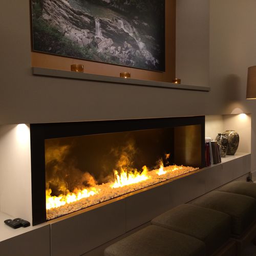 Inserto per camini elettrico - DIMPLEX CASSETTE L PEBBLES - Kamin-Design GmbH & Co KG Ingolstadt