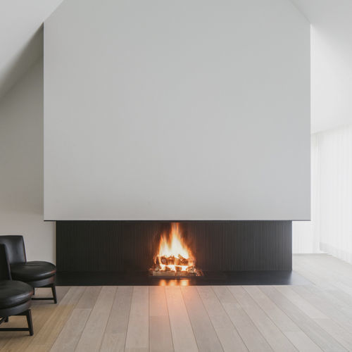 Camino a legna - UNIVERSAL 3 - Metalfire Architectural fireplaces - da incasso / a 3 facce / con focolare aperto