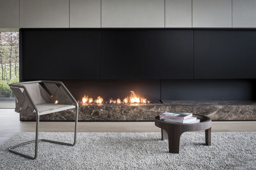 Camino a gas - URBAN GAS 20 - Metalfire Architectural fireplaces - da incasso / da terra / a 2 facciate