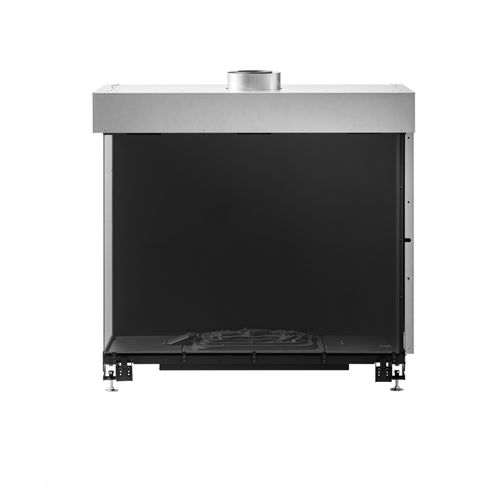 Focolare chiuso a gas - AVENUE MF 1050-75 GHE 2S L/R - Metalfire Architectural fireplaces - a doppia faccia / in acciaio / in ghisa