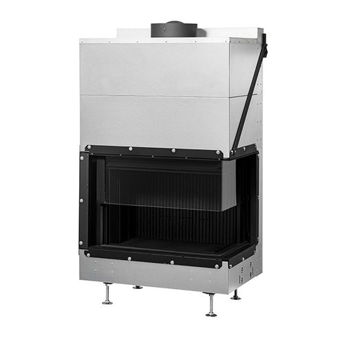 Camino a legna - ULTIME D MF 800-50 WHE 2S V20 - Metalfire Architectural fireplaces - da incasso / da terra / ad angolo