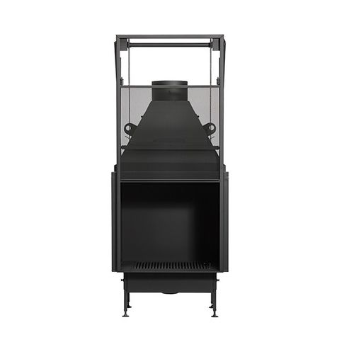 Focolare chiuso a legna - UNIVERSAL MF 800-75 W 1S - Metalfire Architectural fireplaces - a 1 faccia / in metallo / in vetro