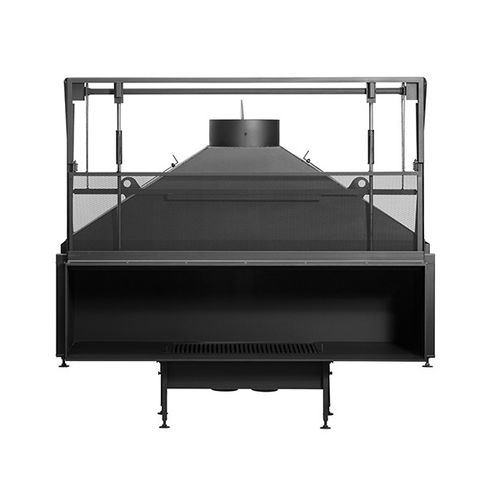 Focolare chiuso a legna - UNIVERSAL MF 1500-50 W 1S - Metalfire Architectural fireplaces - a 1 faccia / in metallo / in vetro