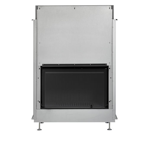Camino a legna - ULTIME D MF 800-50 WHE 1S - Metalfire Architectural fireplaces - da incasso / da terra / Faccia singola