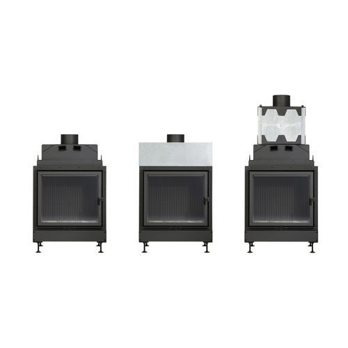 Focolare chiuso a legna - Optimum  - Metalfire Architectural fireplaces - a 1 faccia / in acciaio