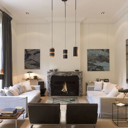 Camino a gas naturale - AVENUE MF 1050-75 GHE 1S - Metalfire Architectural fireplaces - a propano / a pavimento / da terra