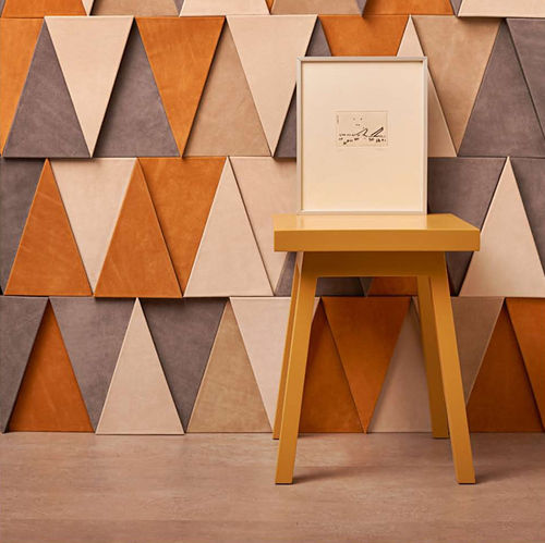 Pannello decorativo di rivestimento - TRIANGLE - Cuir au Carré - da parete / per mobile / per soffitto