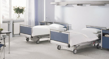 Letto ospedaliero - S 962-2W - Völker - contemporaneo / in metallo