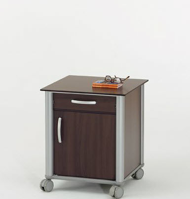 Comodino contemporaneo - K 930 - Völker - in legno / quadrato / per uso contract