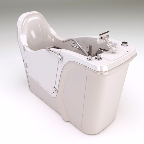 Vasca da bagno da appoggio - WATER°STEP® - DYNAMIKA - in resina / profonda / per disabili