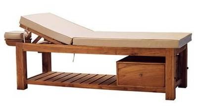 Lettino per massaggi fisso - TUGU  - DYNAMIKA - con contenitore / contract