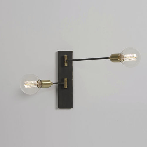 Applique classica - AGÒ - GIBAS - da interno / in bronzo / in ottone spazzolato