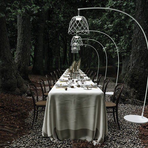 Lampada da terra - 107.34 - GIBAS - in filo metallico / contemporanea / a batteria ricaricabile