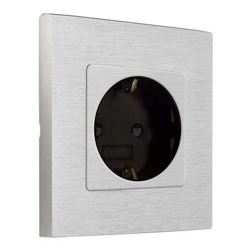 Presa di corrente - GERMAN  - FEDE Switch & Light - da parete / da incasso / in metallo