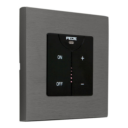 Dimmer per illuminazione - FEDE Switch & Light - tattile / ad incasso / in metallo