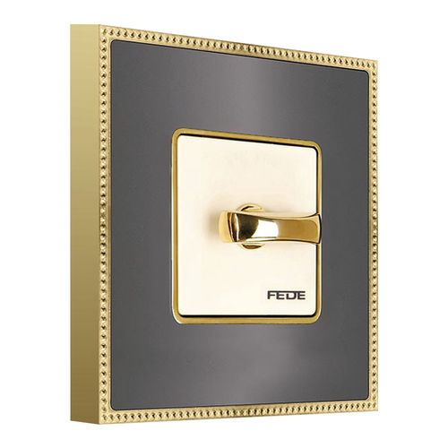 Interruttore rotativo - FEDE Switch & Light - ad incasso / in metallo / classico