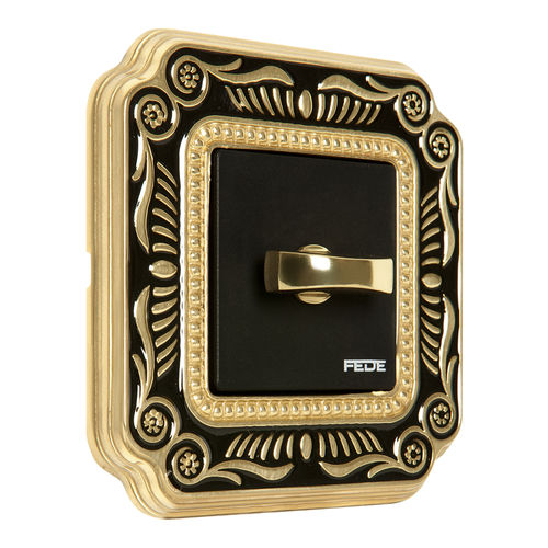 Interruttore rotativo - FIRENZE  - FEDE Switch & Light - ad incasso / in ottone / classico