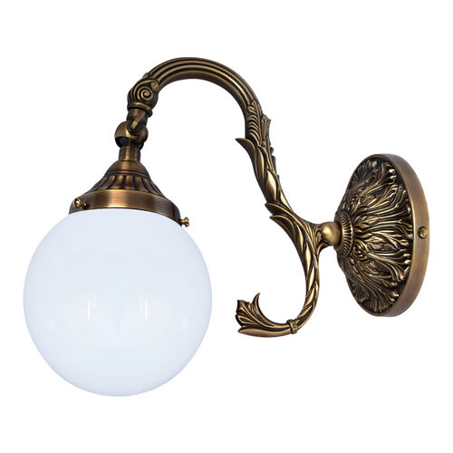 Applique classica - SIRACUSA II - FEDE Switch & Light - da interno / in metallo / in vetro