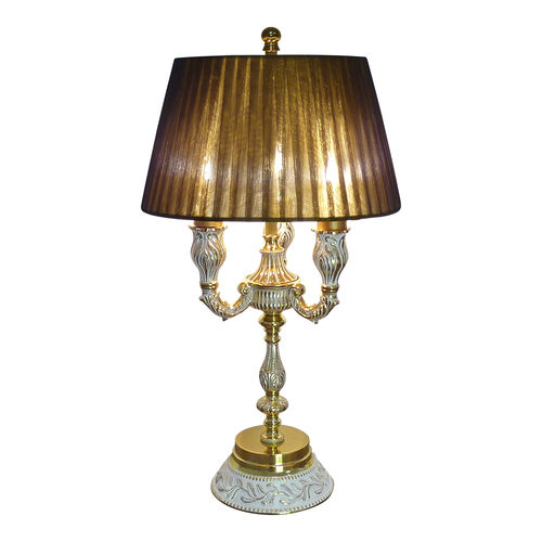 Lampada da comodino - FD1124 - FEDE Switch & Light - in metallo / in tessuto / classica