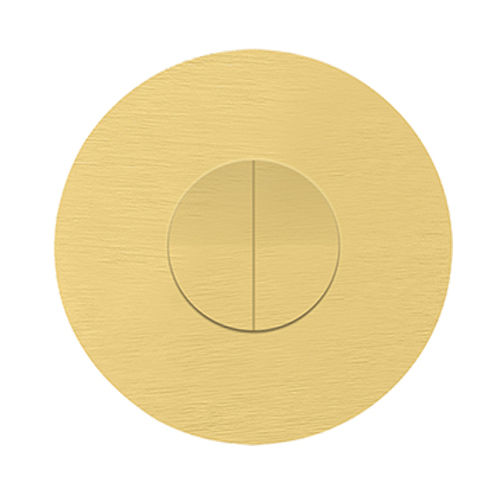 Interruttore a pulsante - FEDE Switch & Light - ad incasso / doppio / in ottone