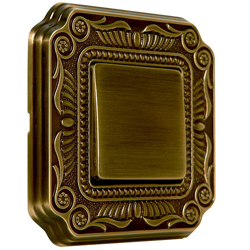 Interruttore a bascula - INTFD01361 FIRENZE-1 - FEDE Switch & Light - ad incasso / in ottone / classico