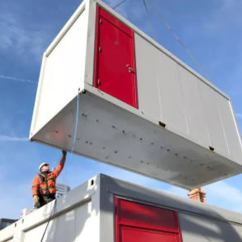 Costruzione di container contract - FIREFLEX - Algeco - per cantiere / modulare / in acciaio galvanizzato