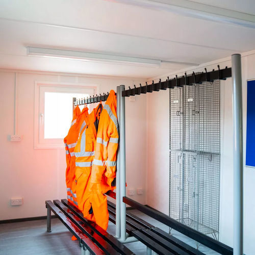 Costruzione di container per cantiere - 20 - Algeco - per spogliatoio / in acciaio galvanizzato