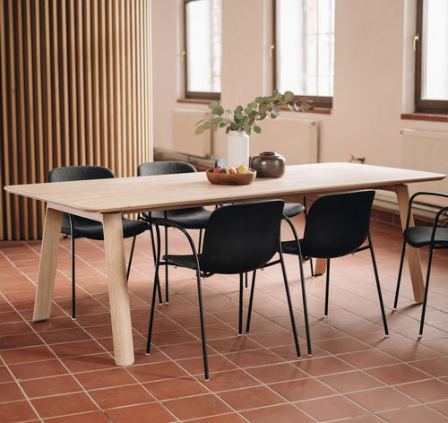Tavolo da pranzo contemporaneo - FORUM - JAVORINA - in rovere / in noce / in legno oliato