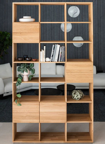 Libreria modulare - FLEXIKLON - JAVORINA - contemporanea / in legno massiccio / in legno oliato
